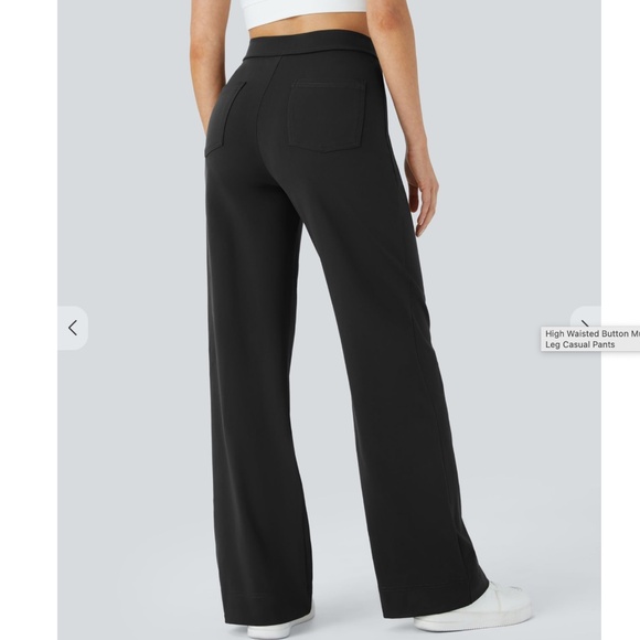 HALARA High Waisted Button Pants XS - Black - Picture 15 of 15